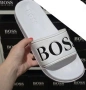 Hugo Boss Мъжки Чехли Хуго Бос - Бели Или Черни Код E1347, снимка 1