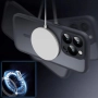 Калъф Go Boy Акрилен Силикон Мат MagSafe / Черна рамка / за iPhone 17 Air 6.5 Баркод : 3132853, снимка 4