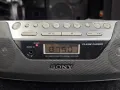 FM стерео радио касетофон CD плейър SONY CFD-S05, снимка 2