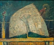 Картина "Пейзаж в зелено", худ. Д. Витанов, 2006 г., снимка 2