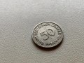 50 пфенига 1949 D, F, J - Германия, снимка 6