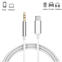 Аудио кабел USB-Type C към AUX 3.5мм мъжко - 1 метър, снимка 1 - USB кабели - 44996140
