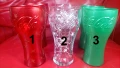 Чаши Кока Кола, новогодишни, цветни, снимка 2