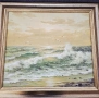 Картина , бурно море масло, снимка 1