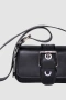 Оригинална дамска чанта BY FAR Eloise Black Nappa Leather Shoulder Bag, снимка 6