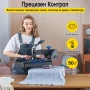 Качествена Термопреса с Двоен Нагревател 30х38см Термотрансферна преса, снимка 4