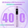  Мини ръчна UV LED лампа за нокти със стойка, снимка 6