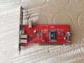 PCI 3+1 Port 1394 FireWire Adapter Card RH1394-A006, снимка 1