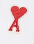 Ami Paris лого емблема апликация за дреха дрехи самозалепваща се лепенка етикет нашивка