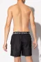 Dolce & Gabbana DG Black Branded Logo Waistband Oversized Мъжки Бански / Плажни Шорти size M (L), снимка 2