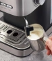 Кафемашина – Еспресо и капучино с млечна пяна, неръждаема стомана, снимка 4