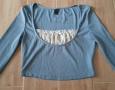 Къса блуза в син цвят (кукленска) , снимка 2