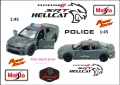 2018 Dodge Charger SRT Hellcat Police - Maisto 1:45, снимка 1