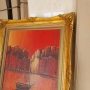 Авторска картина "Червеният град", снимка 5