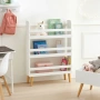 Детска етажерка за играчки и книги, дървена / Детска библиотека за книги, снимка 1