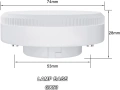 GX53 LED Bulbs, 9W GX53 LED 6000K 900LM, AC 220-240V No Dimming No Flashing, 6 Pieces  6 бройки , снимка 2