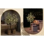 ПРОМОЦИЯ Изкуствено маслиново дърво с енергоспестяващи лед светлини, к-т от 2 бр, 122см A-GE23002, снимка 3