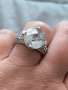 Сребърен пръстен с камък, снимка 4