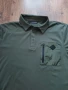 j.lindeberg naim nylon patch polo - страхотна мъжка тениска КАТО НОВА М, снимка 5