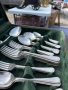 Комплект посребрени прибори за хранене , снимка 3