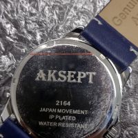 2164-1 Мъжки часовник AKSEPT с кожена синя каишка

, снимка 6 - Мъжки - 45759542