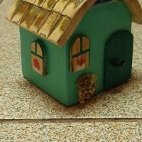 Цветна дървена къщичка , снимка 8 - Сувенири от дърво - 45422575