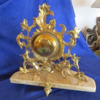Каминен бароков часовник, снимка 7 - Антикварни и старинни предмети - 45158860