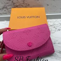Louis Vuitton розово портмоне реплика, снимка 7 - Портфейли, портмонета - 45885567