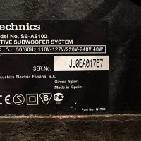 Активен  Субуфер  TECHNICS   SB-AS100    SUBWOOFER, снимка 7 - Тонколони - 46018208