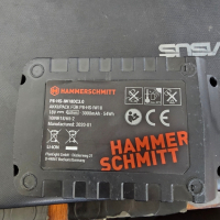 Немски гайковерт на батерия Hammerschmitt, снимка 3 - Други инструменти - 45020752