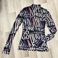 HUGO мрежеста блуза XS, снимка 1 - Блузи с дълъг ръкав и пуловери - 45338221