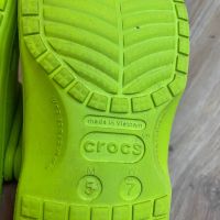 Оригинални светло зелени  чехли Crocs ! 37-38 н, снимка 9 - Чехли - 45154908