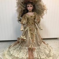 Красива керамична кукла 70 см, снимка 2 - Колекции - 45526589