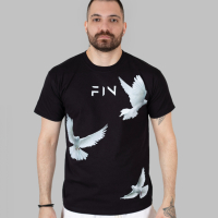 FIN - Тениска - Pigeons, снимка 1 - Тениски - 44996758