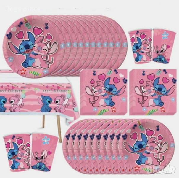 Парти артикули Лило и Стич Lilo and Stitch - чашки, чинийки, салфетки, балони , снимка 1