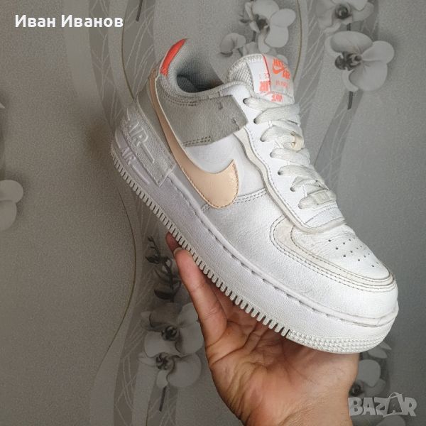 оригинални маратонки NIKE AIR FORCE 1 PIXEL CRIMSON номер38,5-39, снимка 1