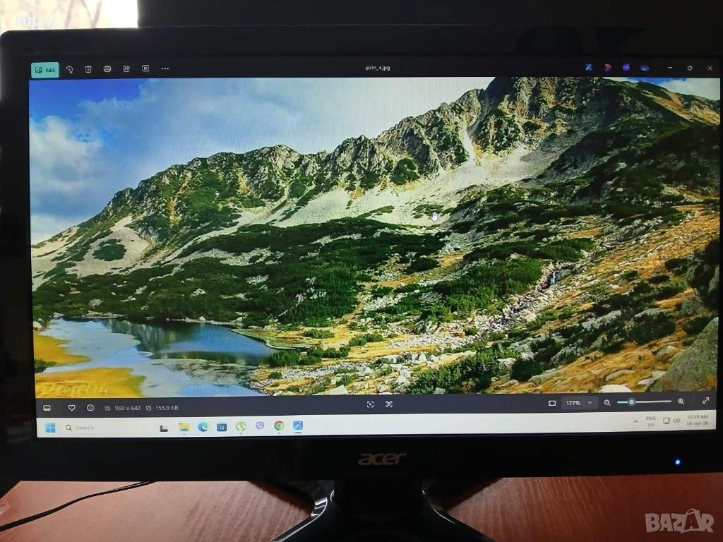 Продавам монитор ACER G206HQL, снимка 1