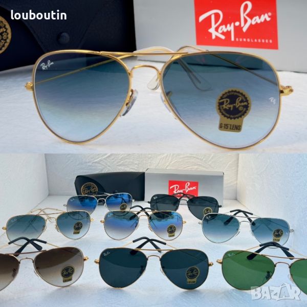 Ray-Ban RB3025 висок клас унисекс слънчеви очила Рей-Бан дамски мъжки минерално стъкло, снимка 1