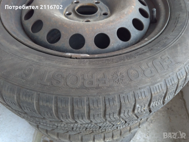 Зимни гуми с джанти 16, снимка 1