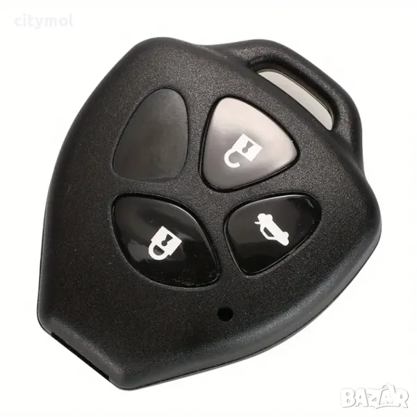 Кутийка за ключ с 3 бутона за TOYOTA Corolla Camry Avensis Reiz RAV4 Crown Avalon Venza Matrix Yaris, снимка 1