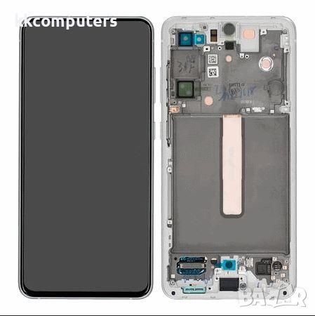 LCD Дисплей за Samsung SM-G990F S21 FE 2021 / GH82-26414B / 26590B / Тъч скрийн / Бял / Оригинал Ser, снимка 1