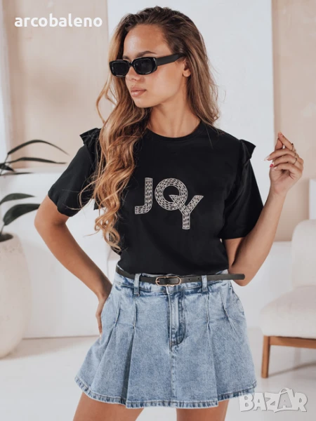 Дамски дънкови шорти с пола и къси панталони VIBEGIRL, снимка 1