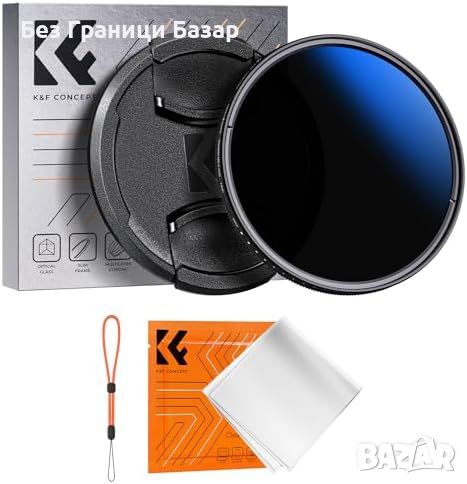 Нов Регулируем ND Филтър K&F Concept 77mm ND2-400 за снимки фотография, снимка 1