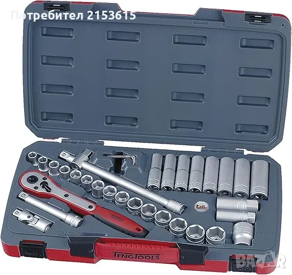 Teng Tools T1234 34части 1/2 гидория качествени вложки камъни комплект, снимка 1