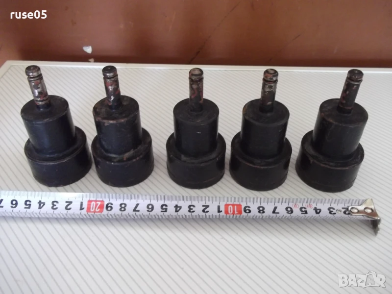 5 бр. тапи за статичност на офис стол, снимка 1