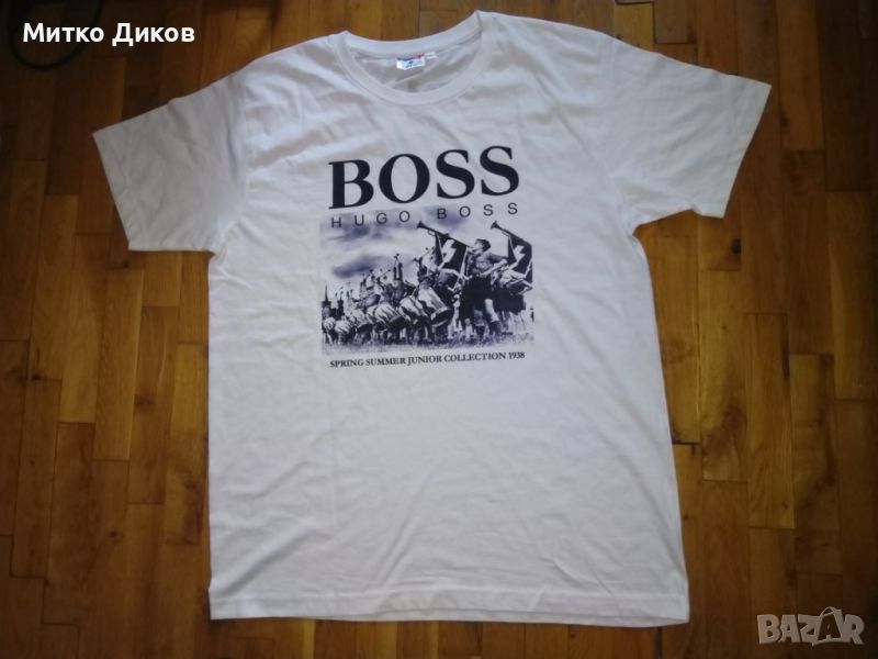 Hugo Boss Promostars тениска с надписи размер Л, снимка 1