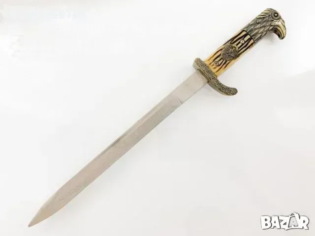 Колекционерски нож в стила и орнаментика на третият райх , снимка 1
