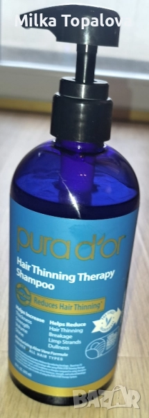 Pura D'or Терапевтичен шампоан за изтъняваща коса, всички типове коса, снимка 1