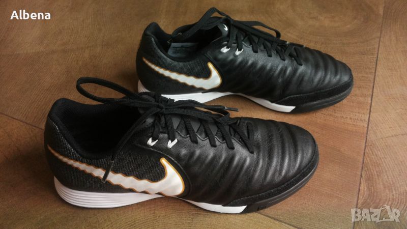 NIKE TIEMPO X Leather Football Boots Размер EUR 40,5 / UK 6,5 за футбол естествена кожа 156-14-S, снимка 1