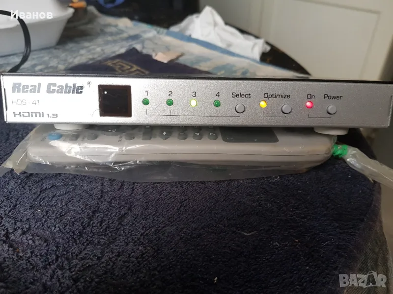 REAL CABLE HDMI SWITCH HDS41, снимка 1